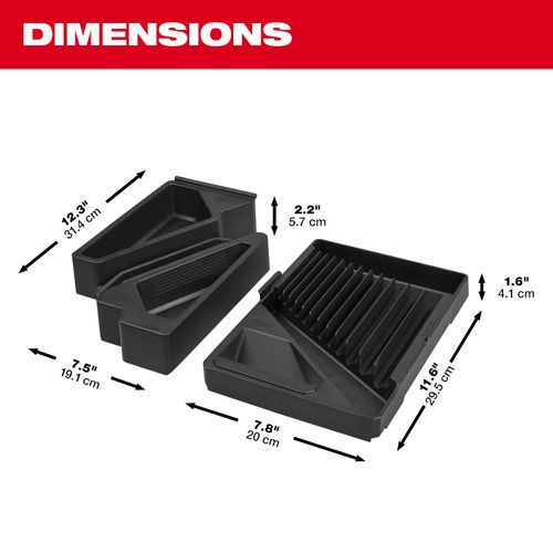 Main product image of Wrench Trays for Milwaukee 15-Piece Metric Combination Wrench Set