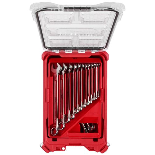 Main product image of 15-Piece SAE Combination Wrench Set w/ PACKOUT Compact Organizer