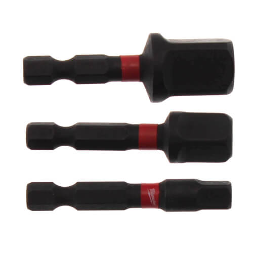 Main product image of Shockwave Impact HEX Shank Socket Adapter Set (1/4", 3/8", 1/2")