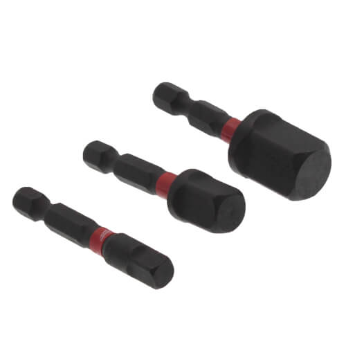 Main product image of Shockwave Impact HEX Shank Socket Adapter Set (1/4", 3/8", 1/2")