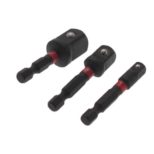 Main product image of Shockwave Impact HEX Shank Socket Adapter Set (1/4", 3/8", 1/2")
