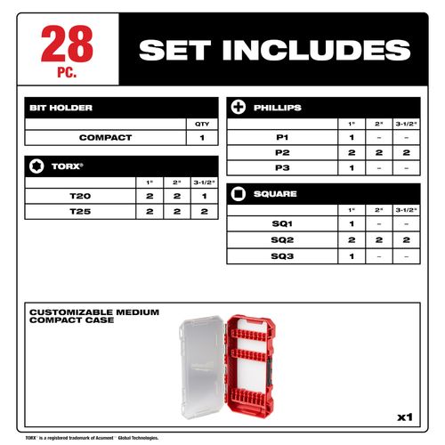 Main product image of SHOCKWAVE Impact Duty Driver Bit Set 28 Piece