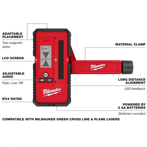 48351211 Milwaukee 48351211 165' Laser Line Detector