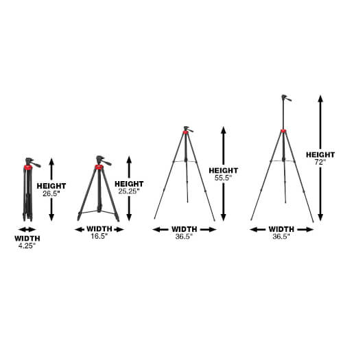72" Laser Tripod