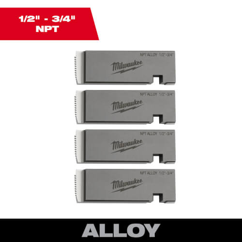 Main product image of 1/2" - 3/4" ALLOY NPT Universal Pipe Threading Dies