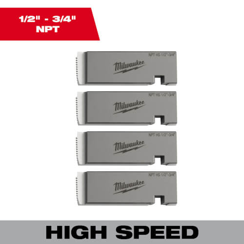 Main product image of 1/2" - 3/4" HIGH SPEED NPT Universal Pipe Threading Dies