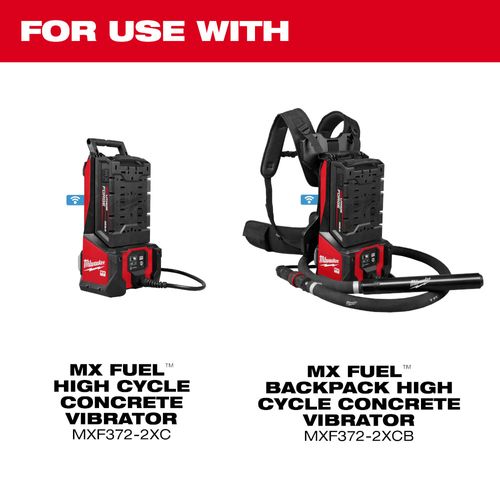 Main product image of MX FUEL High Cycle Concrete Vibrator 7' Whip w/ 1.75" Head