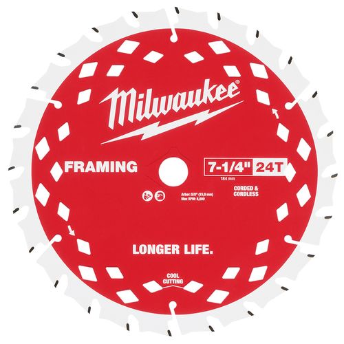 Main product image of 7-1/4" 24T Framing Circular Saw Blade (3 Pack)