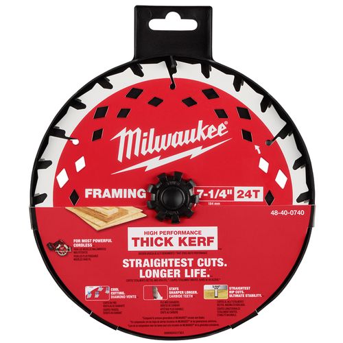 Main product image of 7-1/4" 24T Thick Kerf Framing Circular Saw Blade