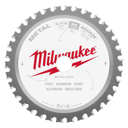 Main product image of 5-7/8" Metal Cutting Circular Saw Blade w/ 34 ATB Teeth, 20mm Arbor