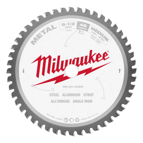 Main product image of 6-1/2" Metal Cutting Circular Saw Blade w/ 48 ATB Teeth, 5/8" Arbor