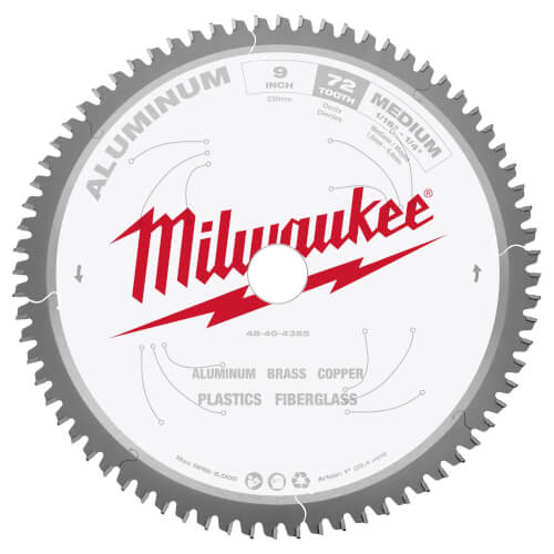 Main product image of 9" Aluminum Cutting Circular Saw Blade w/ 72 ATB Teeth, 1" Arbor