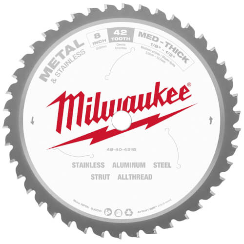 Main product image of 8" Metal Cutting Circular Saw Blade w/ 42 ATB Teeth, 5/8" Arbor