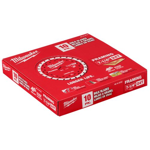 Main product image of 7-1/4" 24T Worm Drive Framing Circular Saw Blades (10 Pack)