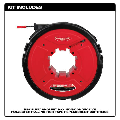 Main product image of M18 FUEL Angler 100' Non Conductive Polyester Pulling Fish Tape Replacement