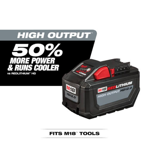 Main product image of M18 Redlithium High Output HD12.0 Battery Pack w/ Rapid Charger