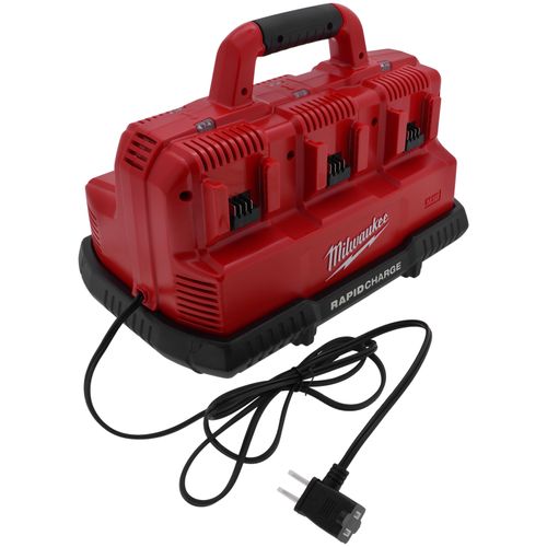 Main product image of M18 & M12 Multi-Voltage 6-Port Sequential Rapid Battery Charger