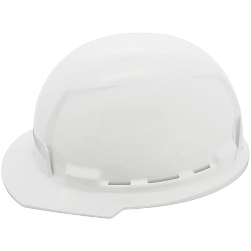 Main product image of Front Brim Hard Hat with 4PT Ratcheting Suspension Type 1 Class E (White)