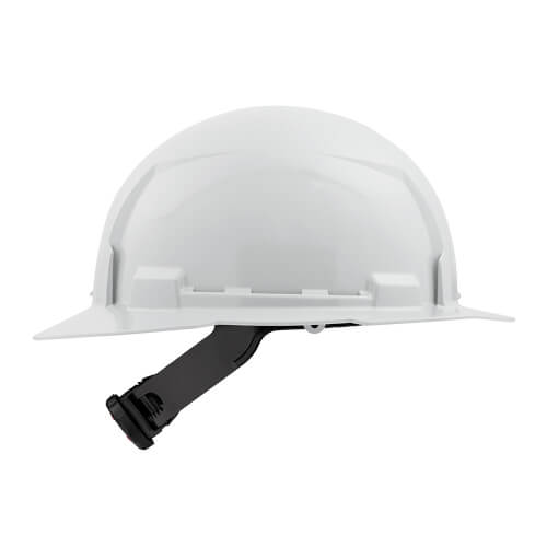 Main product image of Full Brim Hard Hat with 4PT Ratcheting Suspension Type 1 Class E (White)