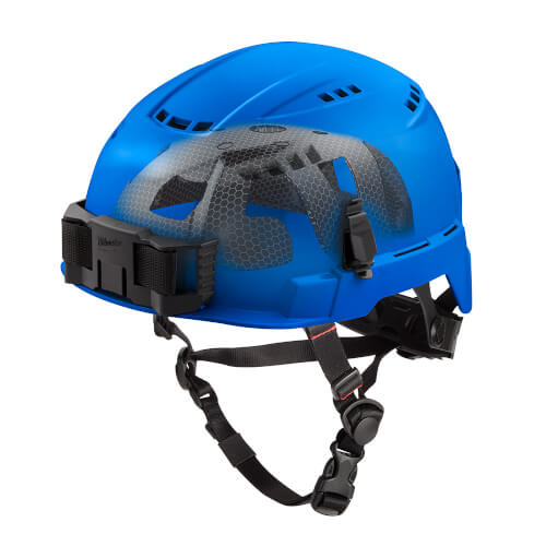Main product image of BOLT Vented Safety Helmet with IMPACT ARMOR Liner (USA) - Type 2 Class C (Blue)