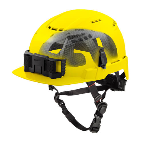 Main product image of BOLT Front Brim Vented Safety Helmet with IMPACT ARMOR Liner (USA) - Type 2 Class C (Yellow)