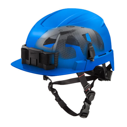 Main product image of BOLT Front Brim Safety Helmet with IMPACT ARMOR Liner (USA) Type 2 Class E (Blue)