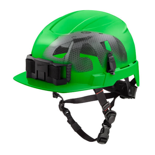 Main product image of BOLT Front Brim Safety Helmet with IMPACT ARMOR Liner (USA) - Type 2 Class E (Green)