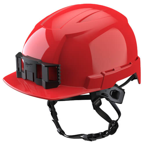 Main product image of BOLT Front Brim Safety Helmet with IMPACT ARMOR Liner (USA) - Type 2 Class E (Red)