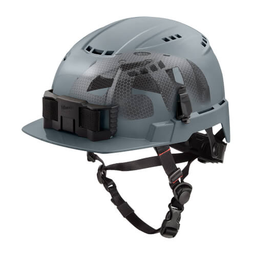 Main product image of BOLT Front Brim Vented Safety Helmet with IMPACT ARMOR Liner (USA) Type 2 Class C (Gray)