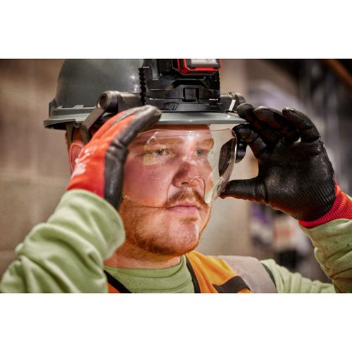 Main product image of BOLT Eye Visor - Mirrored Dual Coat Lens (Compatible with Milwaukee BOLT Safety Helmets & BOLT Hard Hats)