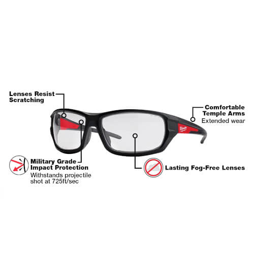 Main product image of Clear High Performance Safety Glasses