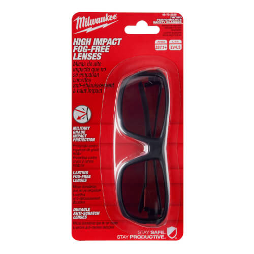 Tinted High Performance Safety Glasses