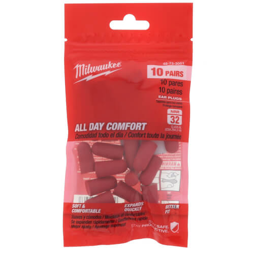 Ear Plugs (10 Pairs)