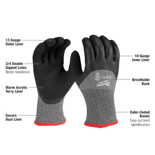 Main product image of Cut 5 Winter Dipped Glove (L)