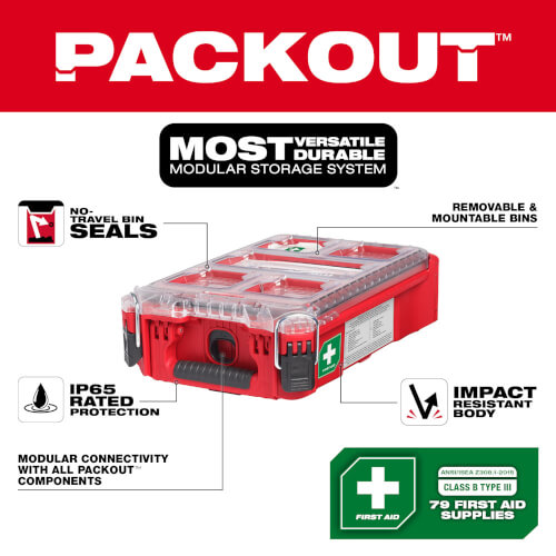 79PC Class A Type III PACKOUT First Aid Kit