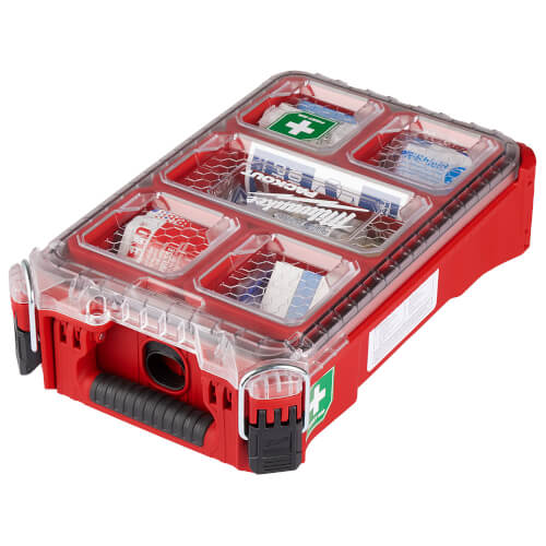 thumbnail interactive-video image 1 of Milwaukee PACKOUT First Aid Kit - 79 Piece Class A Type III With IP65 Rating, Fits 48-73-8435C 1 of 2