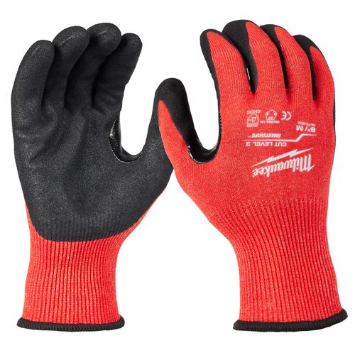 48738631 Milwaukee 48738631 (1) Cut Level 3 Nitrile Dipped Gloves M (48738631)