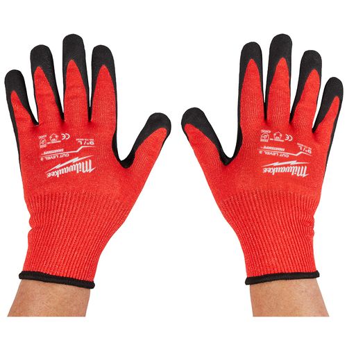 Main product image of Cut Level 3 Nitrile Dipped Gloves (L)