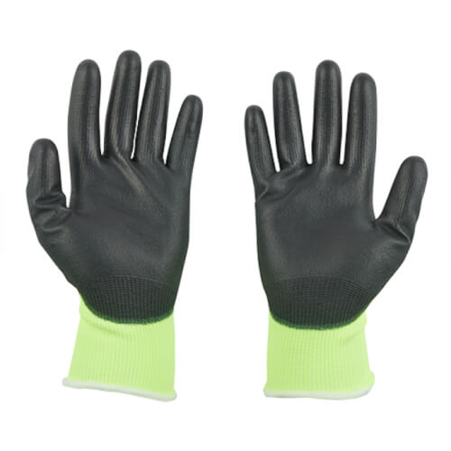 Main product image of Cut 1 Hight Visibility Polyurethane Dipped Gloves (XL)