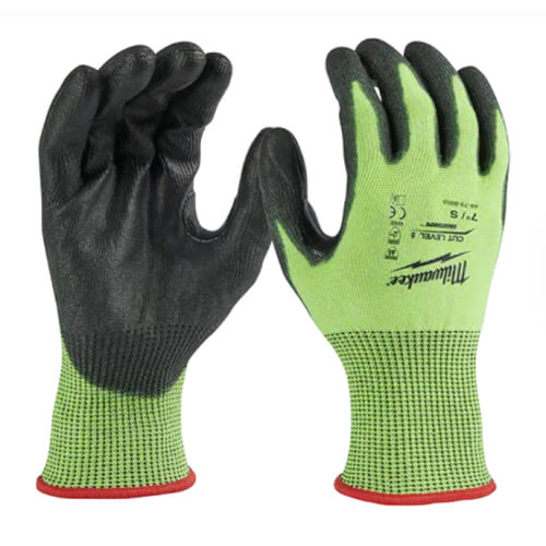Main product image of Cut 5 Hight Visibility Polyurethane Dipped Gloves (S)
