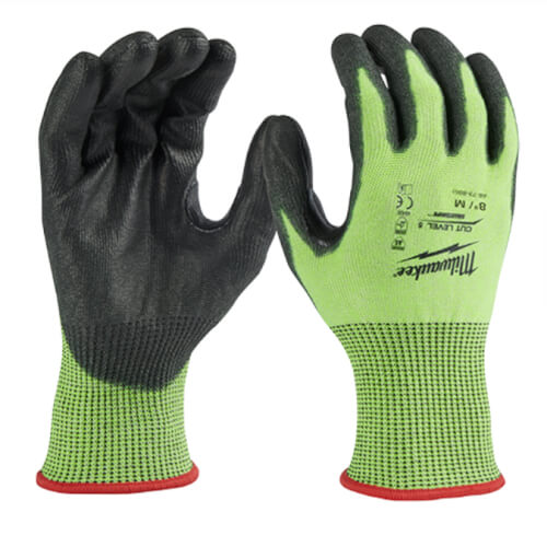 Main product image of Cut 5 Hight Visibility Polyurethane Dipped Gloves (M)