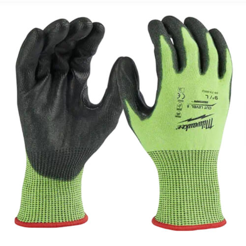 Main product image of Cut 5 Hight Visibility Polyurethane Dipped Gloves (L)