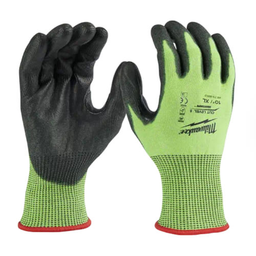 Main product image of Cut 5 Hight Visibility Polyurethane Dipped Gloves (XXL)