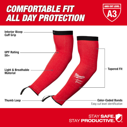 Main product image of 18" Cut Level 3 Protective Sleeves