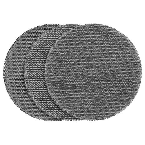 Main product image of 3" Assorted 80, 120, 180 Grit Mesh Sanding Discs with POWERGRID Tear Resistant Mesh w/ 3 Pad Savers (36 Pack)
