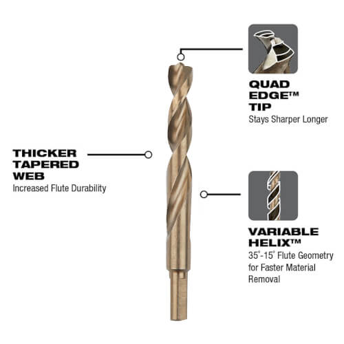 Main product image of 13/64" Cobalt Red Helix Drill Bit