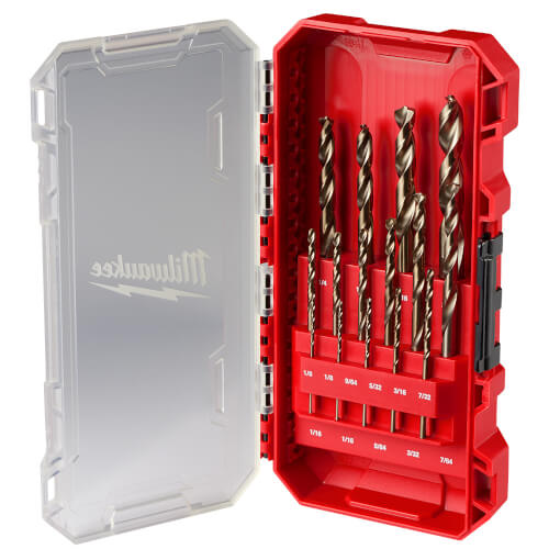 Main product image of 15 Piece Cobalt Red Helix Drill Bit Set