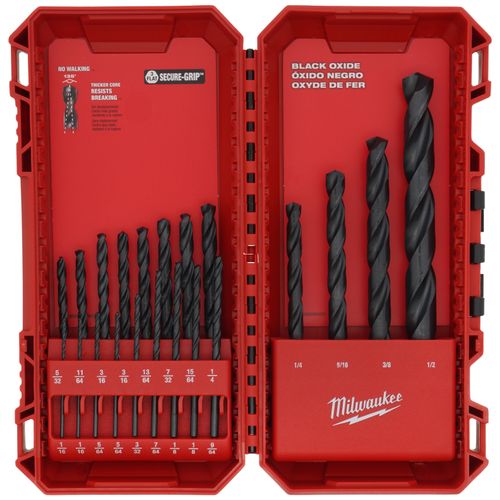Main product image of 21 Piece Thunderbolt Black Oxide Drill Bit Kit