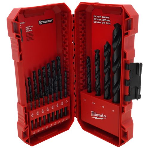 Main product image of 21 Piece Thunderbolt Black Oxide Drill Bit Kit