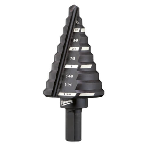 Main product image of #5 Step Drill Bit, 1/4" to 1-3/8"